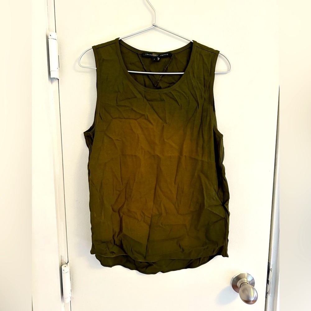 Theyskens Theory Sleeveless Silk Top size S